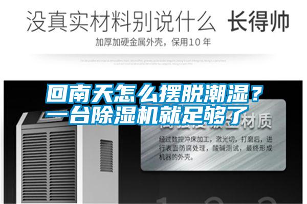 回南天怎么擺脫潮濕？一臺除濕機(jī)就足夠了