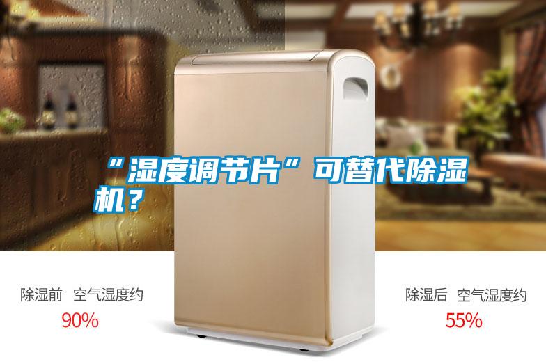 “濕度調節片”可替代除濕機?