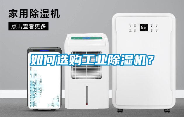 如何選購工業除濕機？
