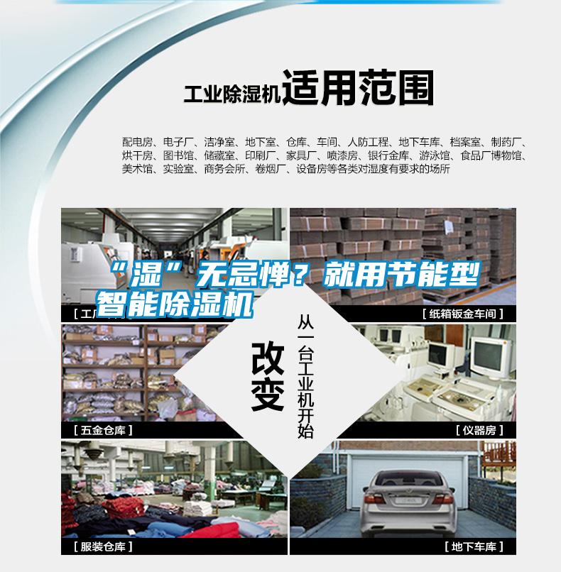 “濕”無忌憚？就用節能型智能除濕機