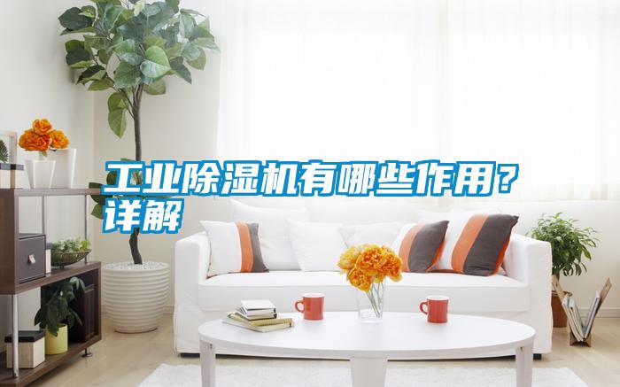 工業除濕機有哪些作用?詳解