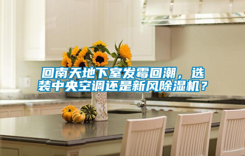 回南天地下室發(fā)霉回潮，選裝中央空調(diào)還是新風(fēng)除濕機(jī)？