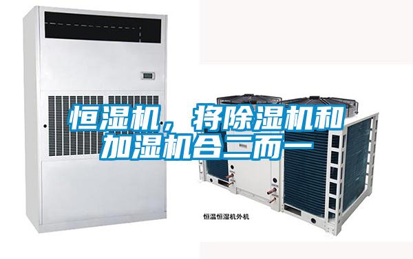 恒濕機(jī)，將除濕機(jī)和加濕機(jī)合二而一