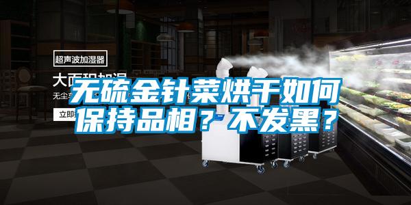 無硫金針菜烘干如何保持品相?不發黑?