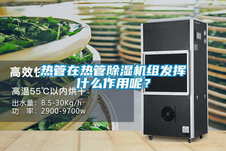 熱管在熱管除濕機組發揮什么作用呢？