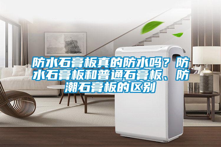 防水石膏板真的防水嗎?防水石膏板和普通石膏板、防潮石膏板的區別