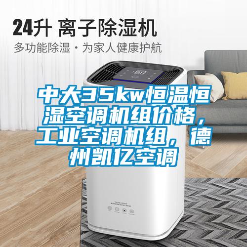 中大35kw恒溫恒濕空調機組價格，工業空調機組，德州凱億空調