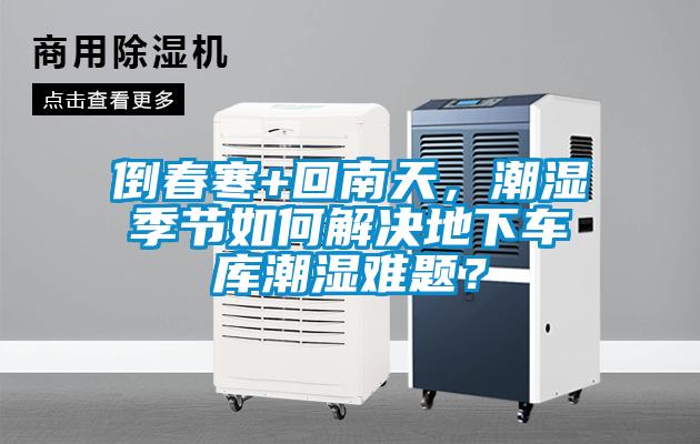 倒春寒+回南天,潮濕季節如何解決地下車庫潮濕難題?