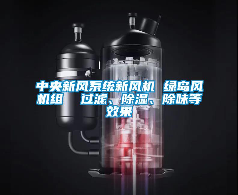 中央新風(fēng)系統(tǒng)新風(fēng)機(jī) 綠島風(fēng)機(jī)組  過濾、除濕、除味等效果