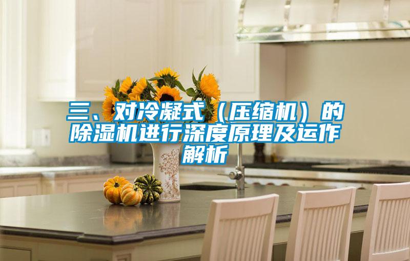 三、對冷凝式（壓縮機(jī)）的除濕機(jī)進(jìn)行深度原理及運(yùn)作解析