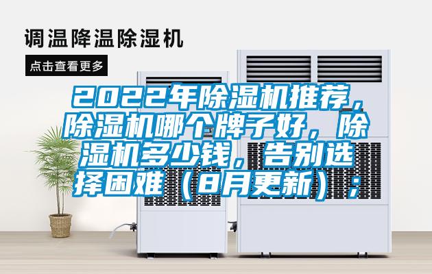 2022年除濕機推薦，除濕機哪個牌子好，除濕機多少錢，告別選擇困難（8月更新）；