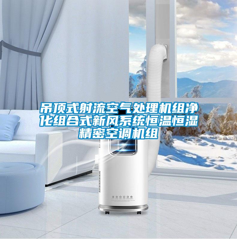 吊頂式射流空氣處理機組凈化組合式新風(fēng)系統(tǒng)恒溫恒濕精密空調(diào)機組