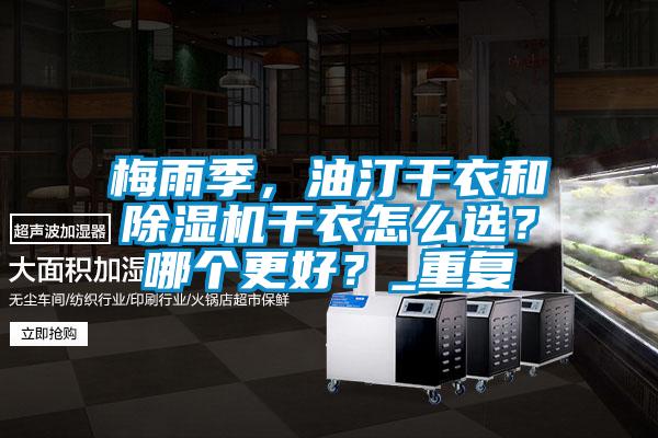 梅雨季，油汀干衣和除濕機干衣怎么選？哪個更好？_重復
