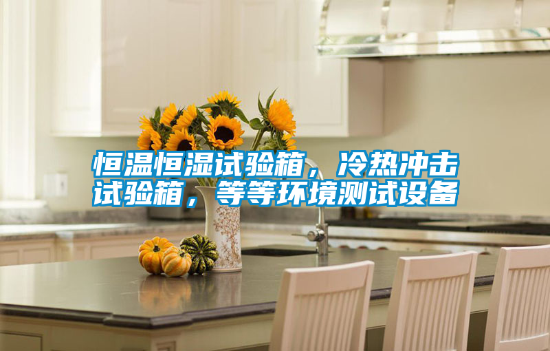恒溫恒濕試驗箱,冷熱沖擊試驗箱,等等環(huán)境測試設備